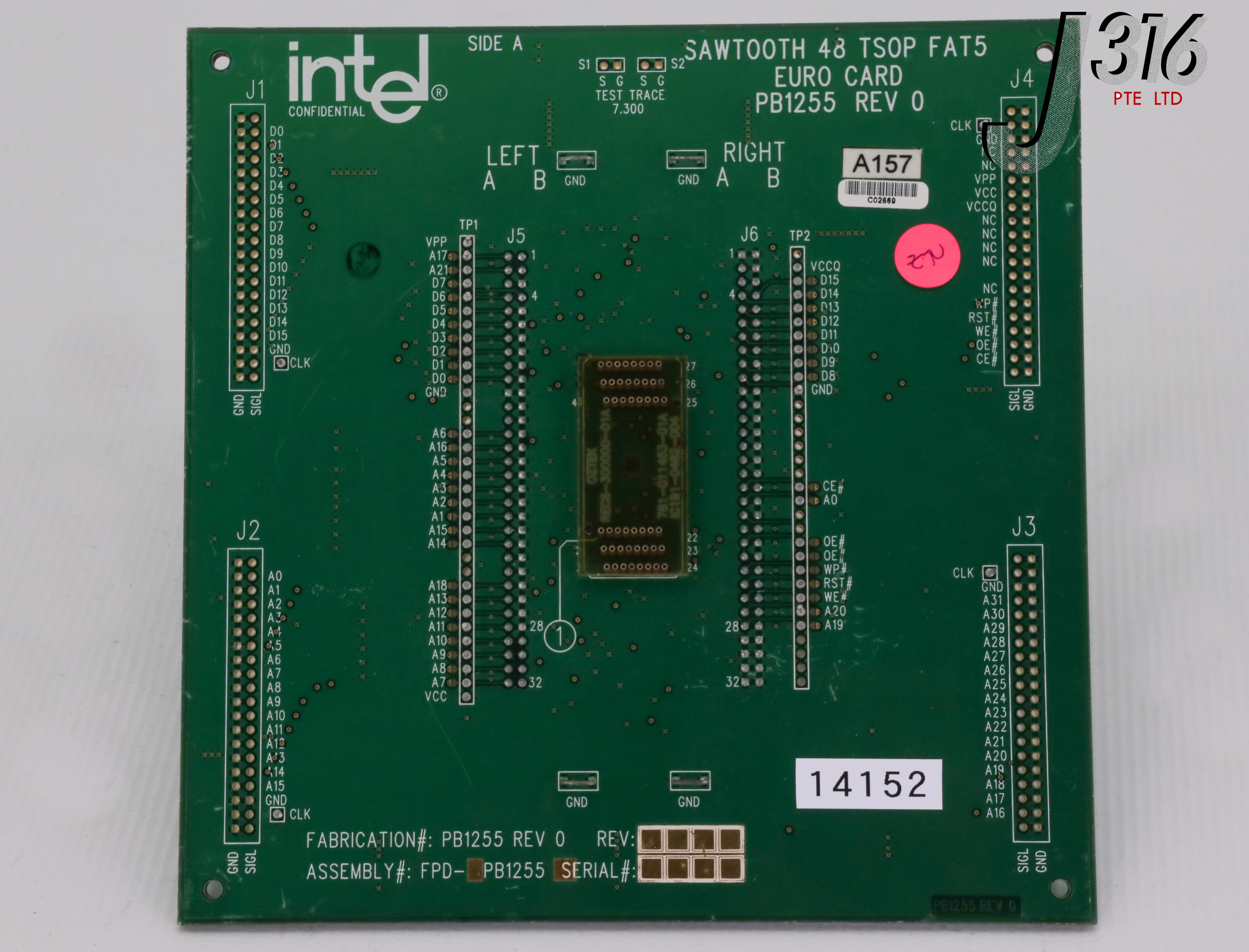 s様オーダー 14152 INTEL PCB, SAWTOOTH 48 TSOP FAT5 EURO CARD, FPD-PB1255